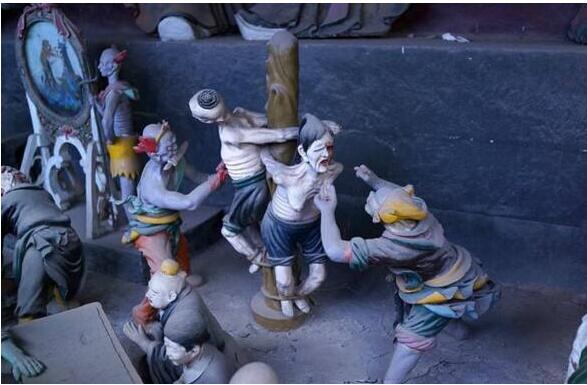 丰都鬼城改造前吓人照片,游丰都鬼城的