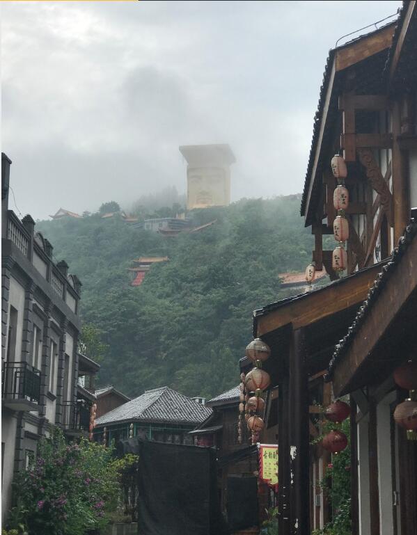 丰都鬼城改造前吓人照片,游丰都鬼城的