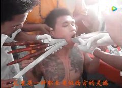 乩童为什么那么血腥自残身体,他们刀枪不入有什么科学解释吗?