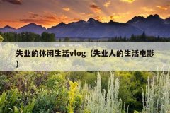 ʧҵvlogʧҵ˵Ӱ